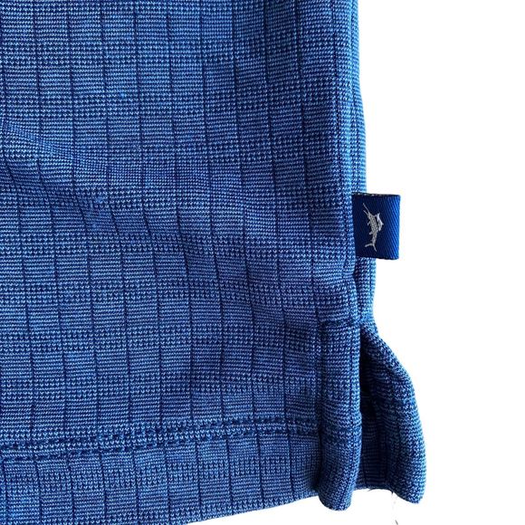 Tommy Bahama Polo Shirt Men's L Blue Short Sleeve Modal Blend Collared - Picture 6 of 7